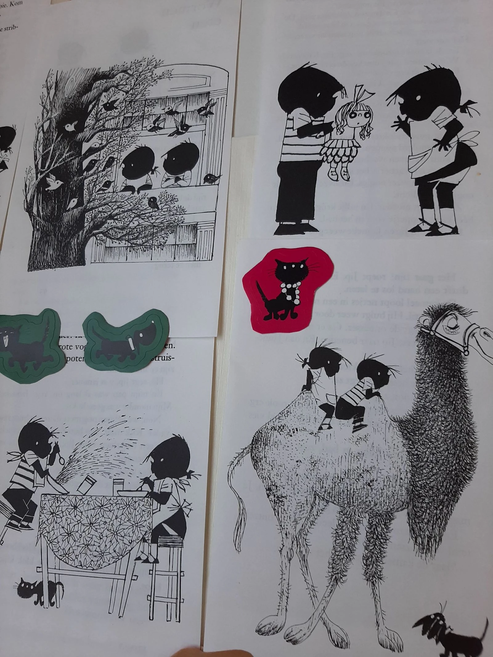 Conjunto de 9 peças em papel #jipenjanneke para #jornalismo – photo 3